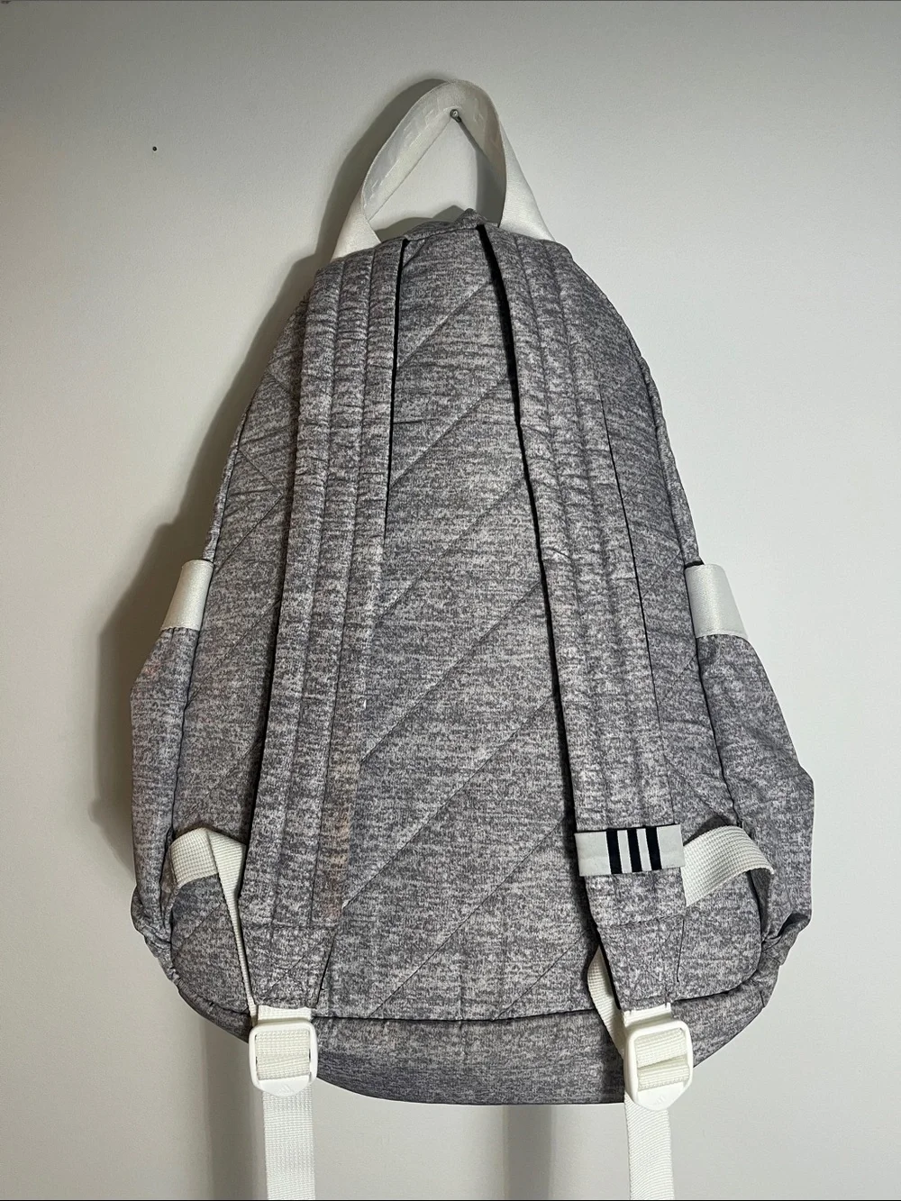 adidas Gray & White Heathered Backpack with Pockets - Picture 10 of 10